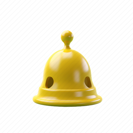 Bell, ring, midjourney, alert, warning, xmas, notification 3D illustration - Download on Iconfinder