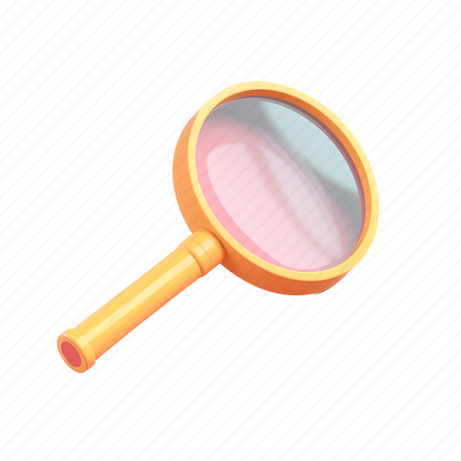 Magnifying, glass, magnifying glass, zoom, view, find, magnifier 3D illustration - Download on Iconfinder