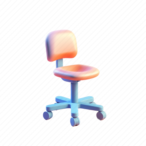 Office, chair, midjourney, furniture, interior, work, seat 3D illustration - Download on Iconfinder
