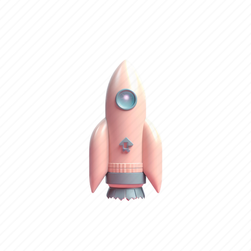 Rocket, launch, space, startup, start, business, spaceship 3D illustration - Download on Iconfinder