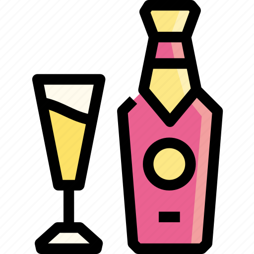 Alcohol, beverage, champagne, drink, element, restaurant icon - Download on Iconfinder