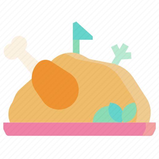 Chicken, food, menu, roasted, vegetables icon - Download on Iconfinder