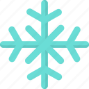snowflake, winter, christmas, snow, cold