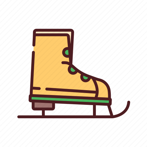 Christmas, footgear, ice, ice skate, skate, winter, xmas icon - Download on Iconfinder