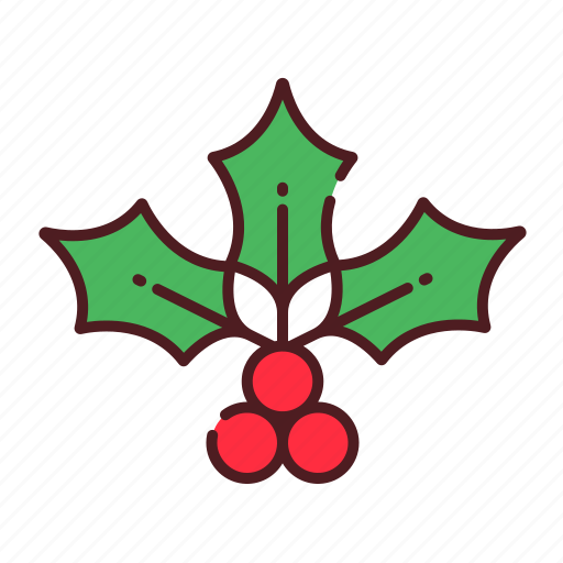 Berry, christmas, fruit, holly, mistletoe, xmas icon - Download on Iconfinder