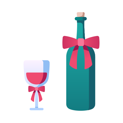 Beverage, christmas, liquor, new year, party, red, red wine icon - Free download