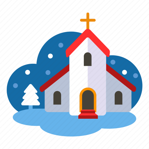 Christmas, church, new year, prayer, winter, xmas icon - Download on Iconfinder