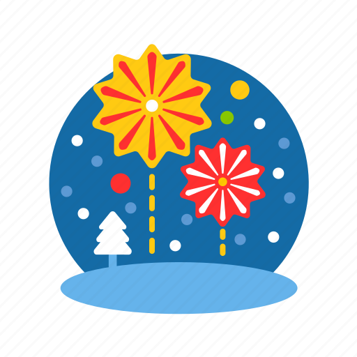 Celebrate, christmas, fireworks, party, xmas icon - Download on Iconfinder