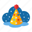 christmas, dunce cap, hat, party, party hat, point hat, xmas 