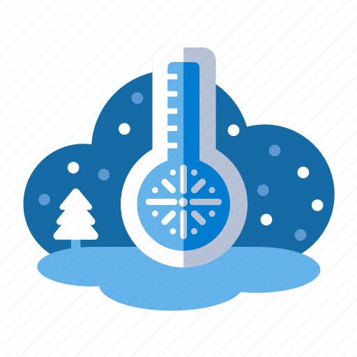 Christmas, fahrenheit, freeze, scale, temperature, tempreature, thermometer icon - Download on Iconfinder