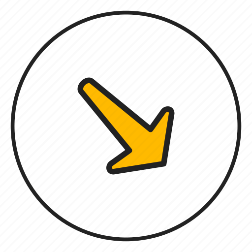 Arrow bottom, arrow right, bottom, right icon - Download on Iconfinder