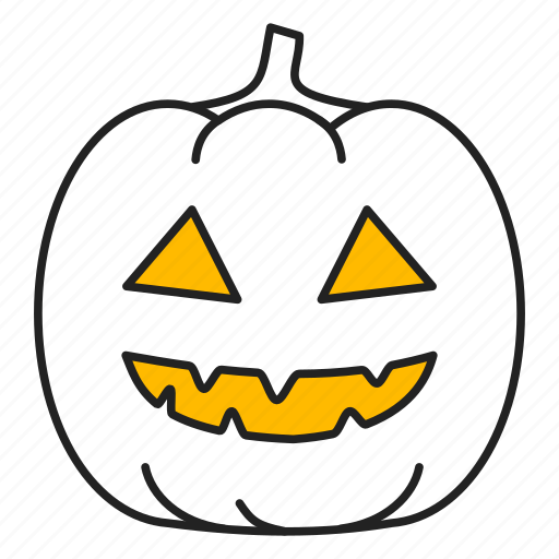 Angry, halloween, pumpkin, scary icon - Download on Iconfinder
