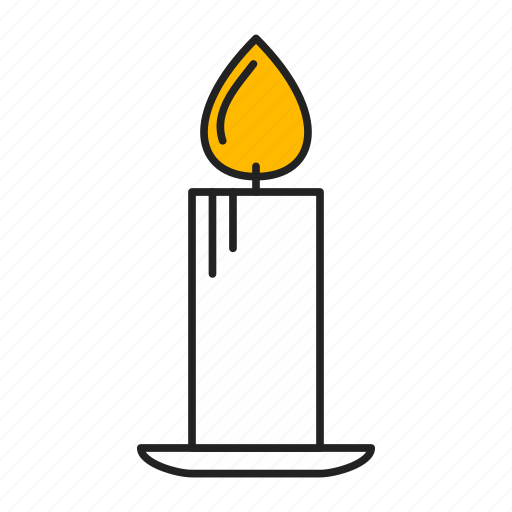 Burn, burne, candle, halloween, wax icon - Download on Iconfinder
