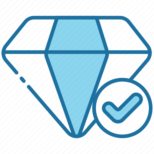 Diamond, jewelry, accessory, quality, yes icon - Download on Iconfinder