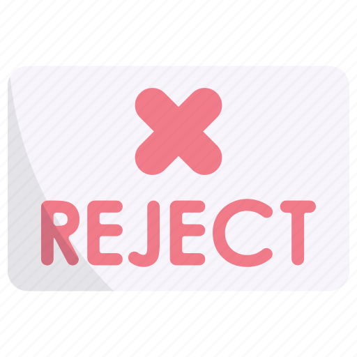 Reject, remove, delete, cancel, button icon - Download on Iconfinder