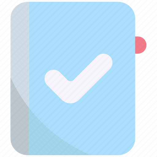Book, done, thick, right icon - Download on Iconfinder