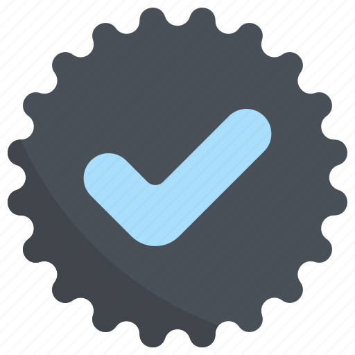 Sticker, check, done, thick, yes icon - Download on Iconfinder