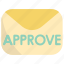 mail, message, email, letter, envelope, approve, document 