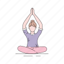 asana, body, female, meditation, pose, sport, yoga