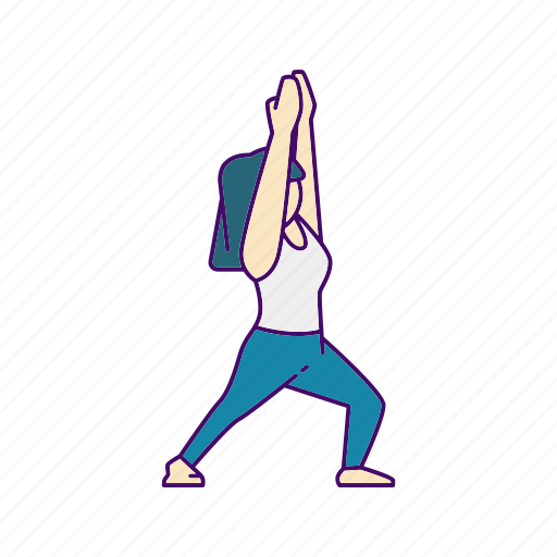Yoga, flexing, fitness, pose icon - Download on Iconfinder