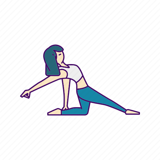Yoga, flexing, fitness, pose icon - Download on Iconfinder