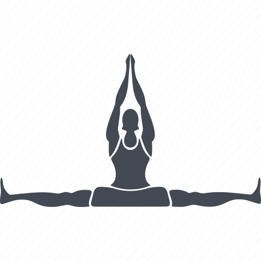 Body, exercise, health, lifestyle, posture, relaxation, yoga icon - Download on Iconfinder