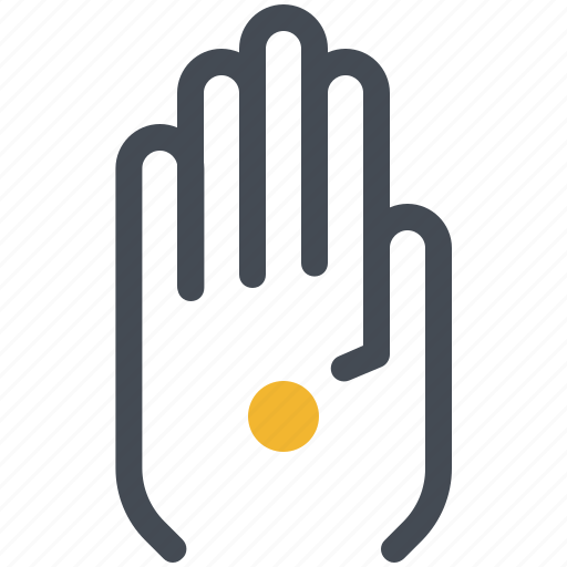 Acupuncture, healing, palm, point, therapy icon - Download on Iconfinder