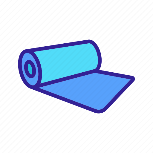 Accessory, mat, mattress, physical, roll, sport, yoga icon - Download on Iconfinder