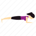 forearm, meditation, plank, pose, yoga