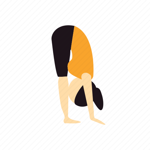 Forward, meditation, namaskar, pose, standing, suriya, yoga icon - Download on Iconfinder