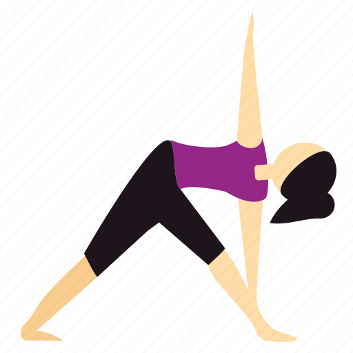 Meditation, pose, triangle, yoga icon - Download on Iconfinder