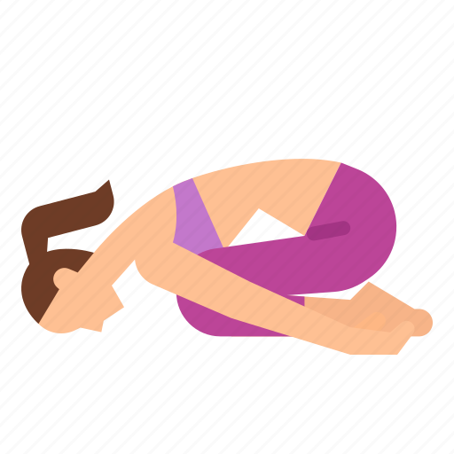 Balasana, child, exercise, pose, yoga icon - Download on Iconfinder