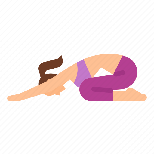 Child, exercise, extended, pose, yoga icon - Download on Iconfinder