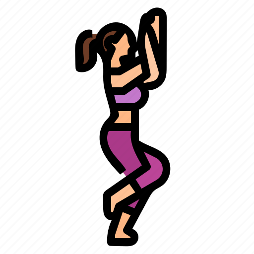 Eagle, exercise, garudasana, pose, yoga icon - Download on Iconfinder
