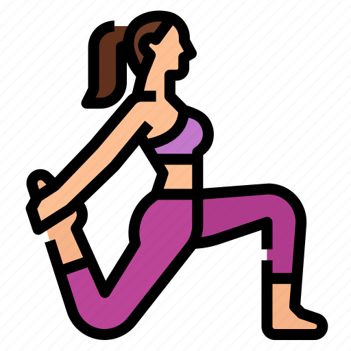 Exercise, low, lunge, pose, variation, yoga icon - Download on Iconfinder