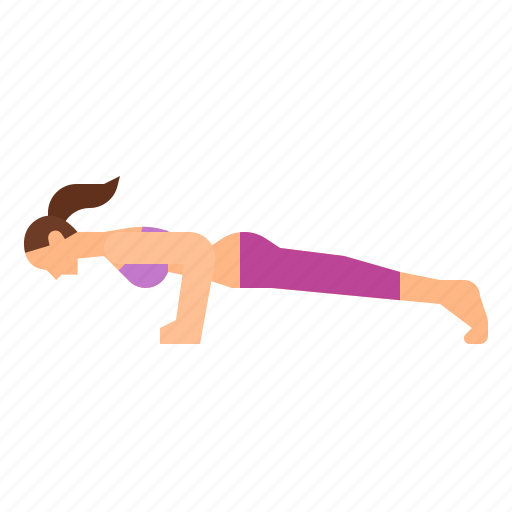 Chaturanga, dandasana, exercise, low, plank, pose, yoga icon - Download on Iconfinder
