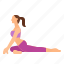 exercise, kapotasana, pigeon, pose, yoga 