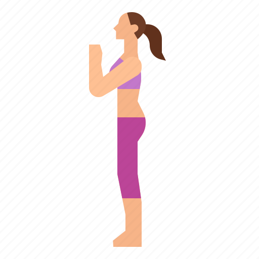 Exercise, pose, pranamasana, prayer, yoga icon - Download on Iconfinder