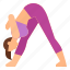 exercise, pose, pyramid, yoga 