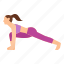 exercise, lunge, pose, runner, yoga 
