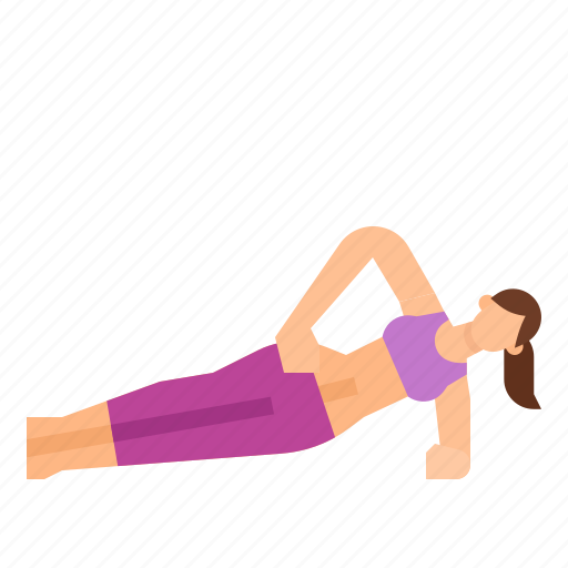 Exercise, plank, pose, side, yoga icon - Download on Iconfinder