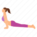 exercise, mukha, pose, shvanasana, upward facing dog, urdhva, yoga