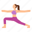exercise, pose, urdhva, virabhadrasana, warrior2, yoga 