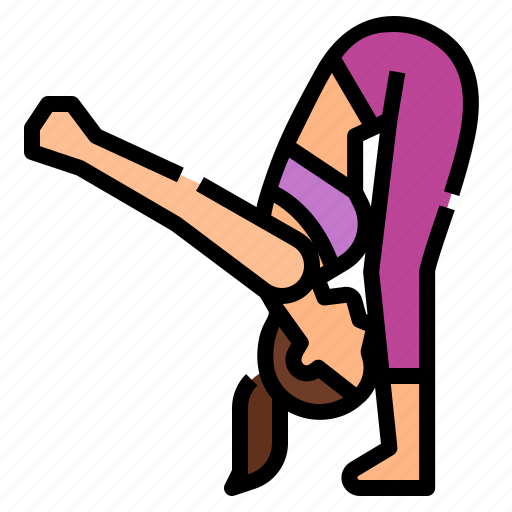 Exercise, pose, seal, standing, yoga icon - Download on Iconfinder