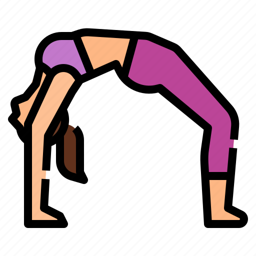Bow, exercise, pose, upward, yoga icon - Download on Iconfinder