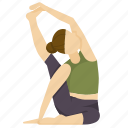 exercise, meditation, pose, yoga