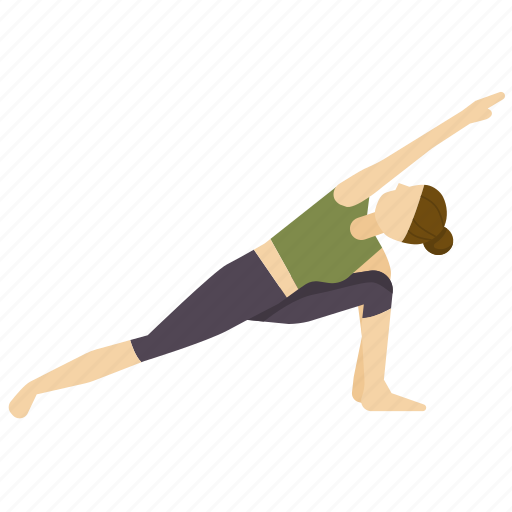 Angle, extended, fitness, meditation, pose, side, yoga icon - Download on Iconfinder
