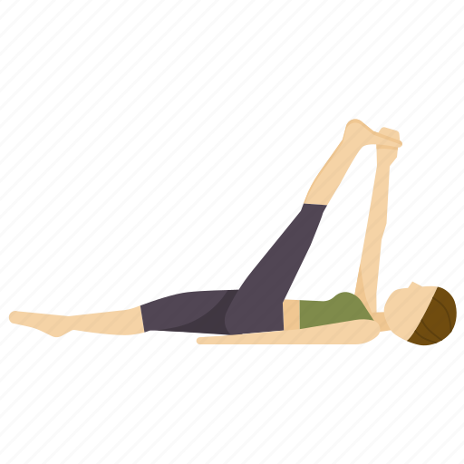 Exercise, health, pose, reclinded, toe, yoga icon - Download on Iconfinder