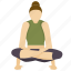 exercise, meditation, pose, yoga 