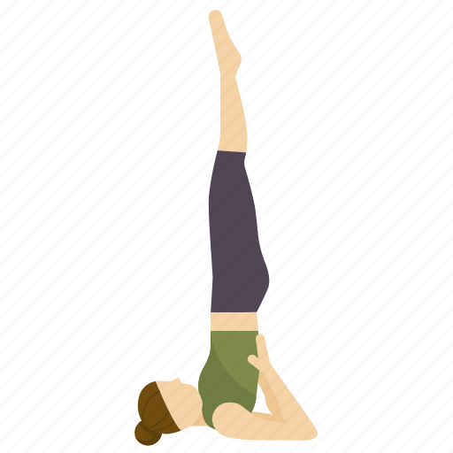 Fitness, pose, shoulder, stand, workout, yoga icon - Download on Iconfinder